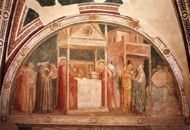 GIOTTO di Bondone Scenes from the Life of St John the Baptist oil painting image